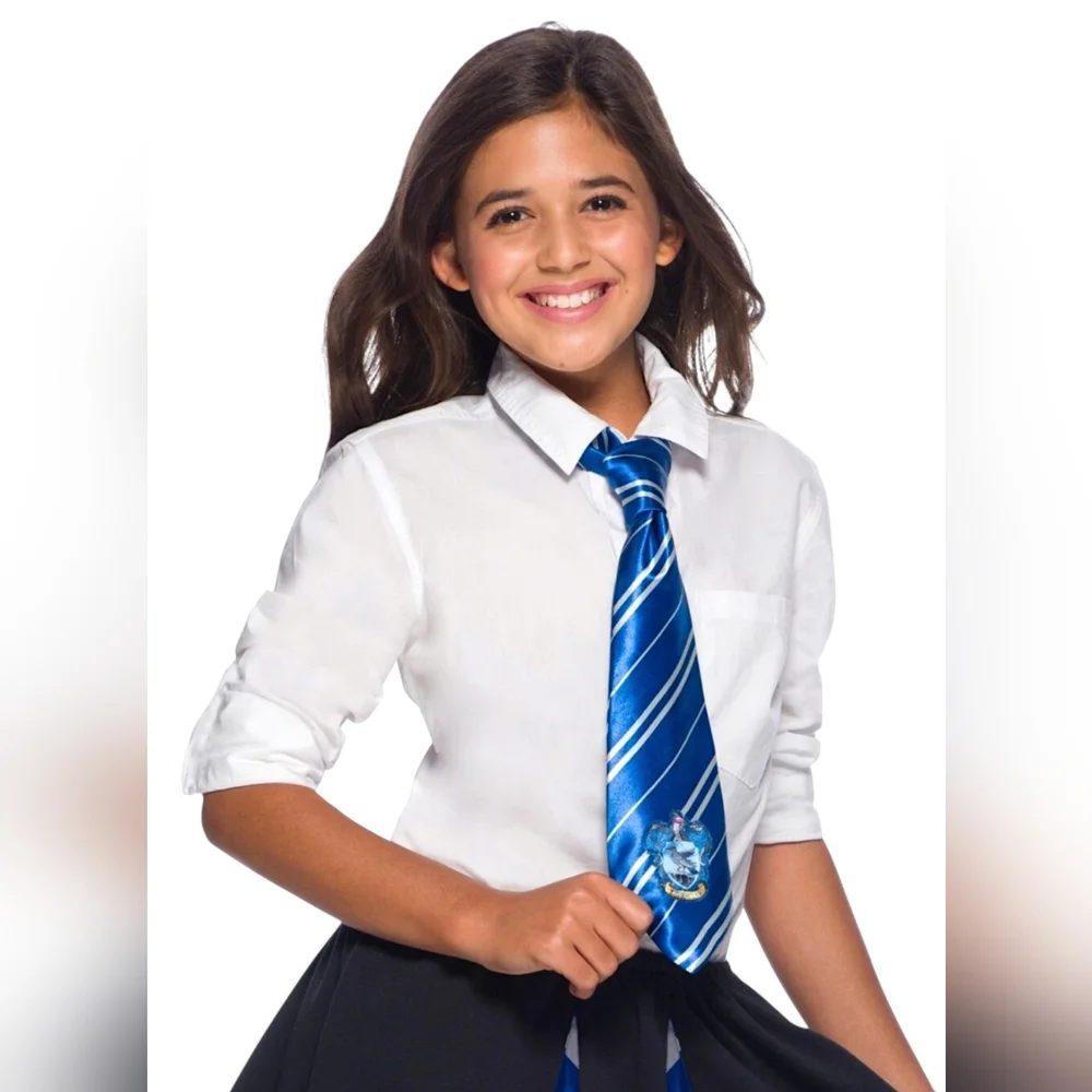 HARRY POTTER Hogwarts House Ravenclaw Icon Crest Neck Tie